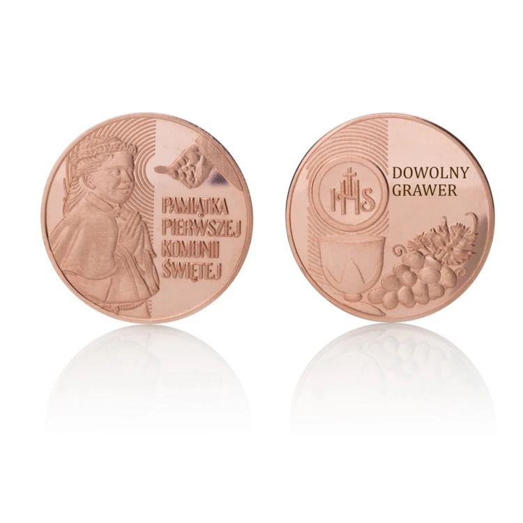 Copper Coin - First Holy Communion Souvenir - MON027