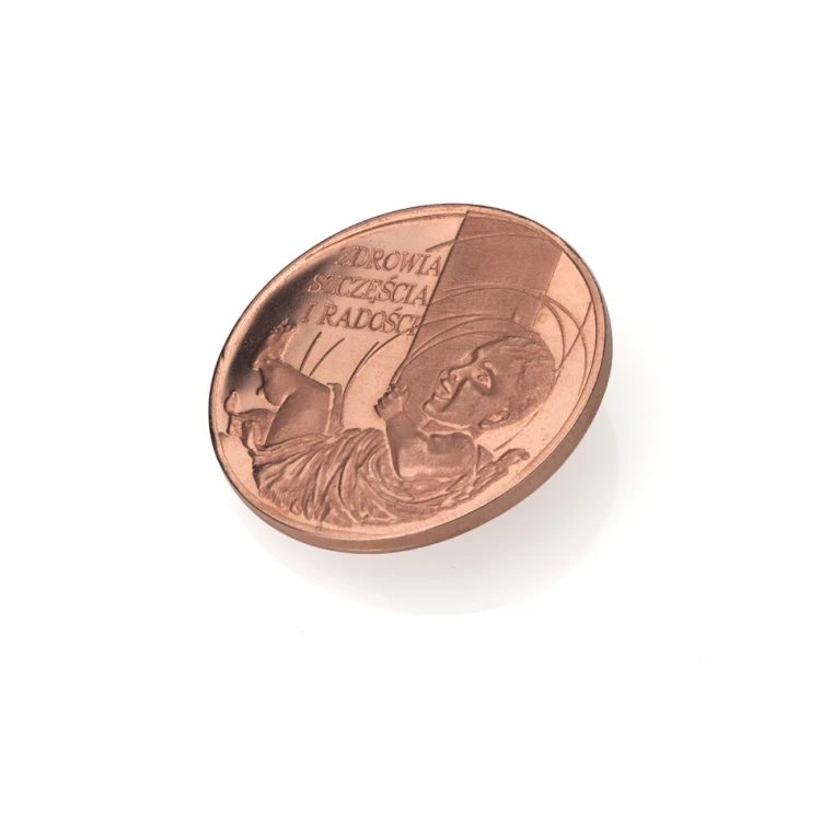 Copper Coin - Health, Happiness and Joy - Holy Baptism Souvenir - MON028