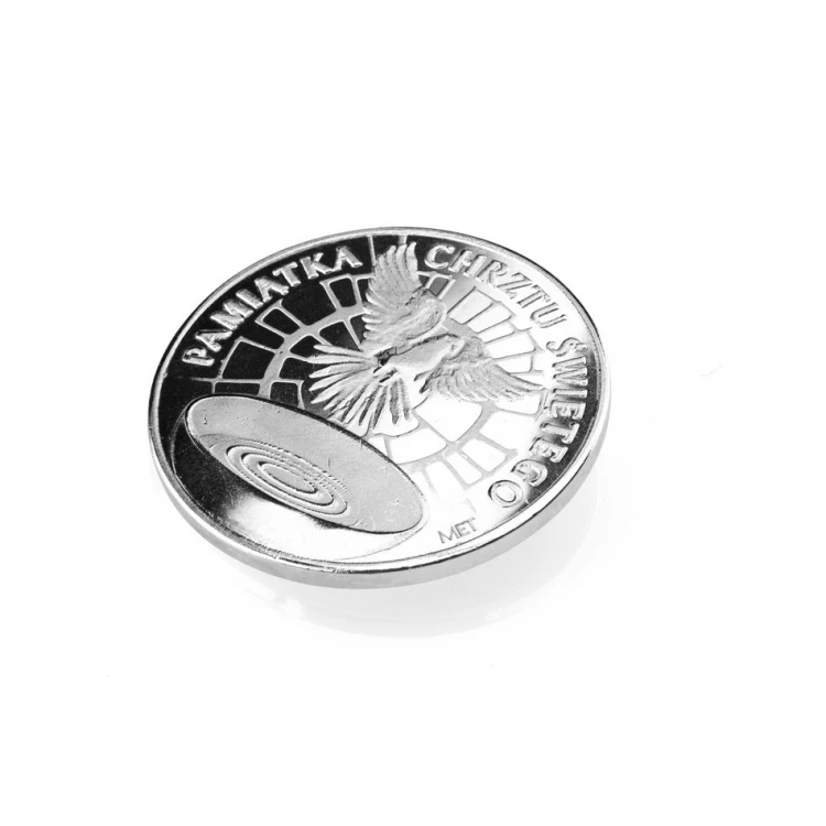 Dedicated Coin - Silver Plated - Holy Baptism Souvenir - MON005
