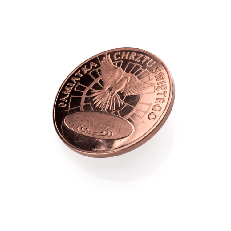 Dedicated Coin - Copper - Holy Baptism Souvenir - MON001