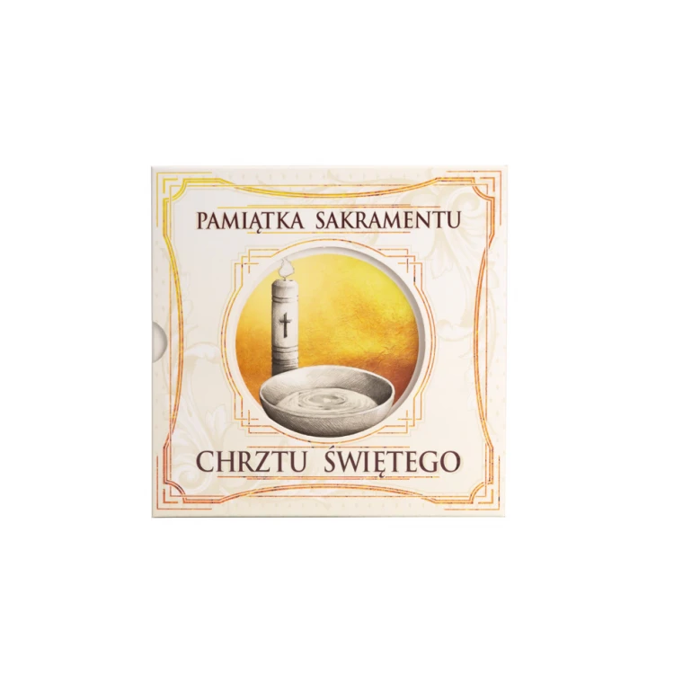 Dedicated Coin - Silver Plated - Holy Baptism Souvenir - MON004
