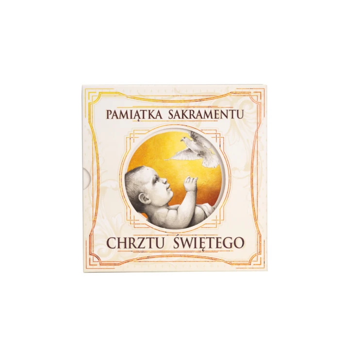 Dedicated Coin - Gold Plated - Holy Baptism Souvenir - MON007