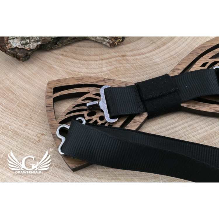 Wooden Bow Tie - Art - Walnut Wood - MDR050