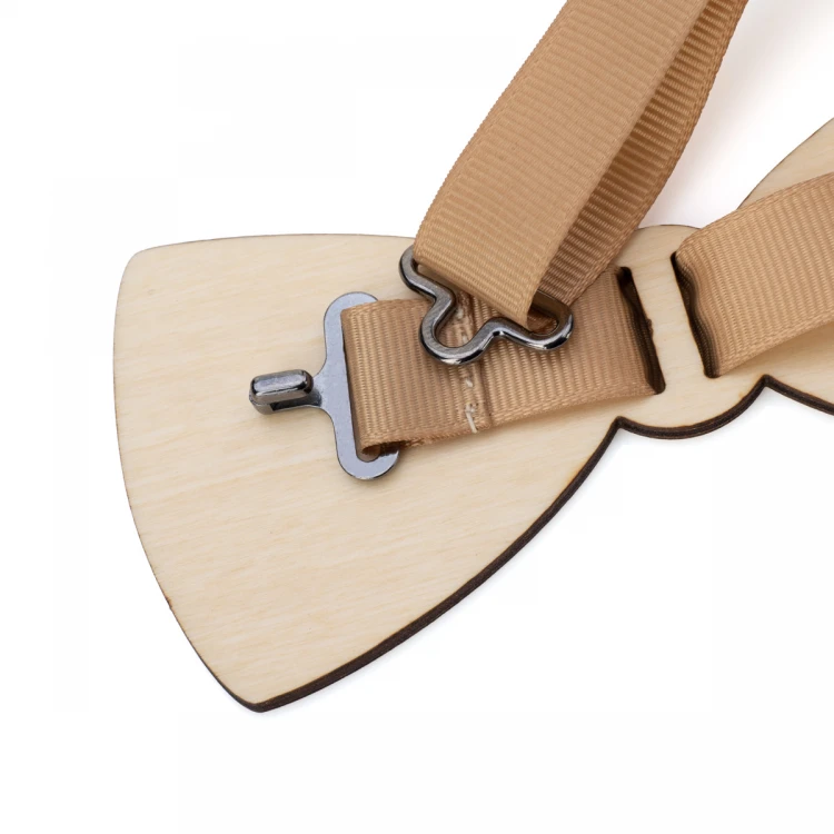 Wooden Bow Tie for Musician - Laser Cut and Engraved - MDR042