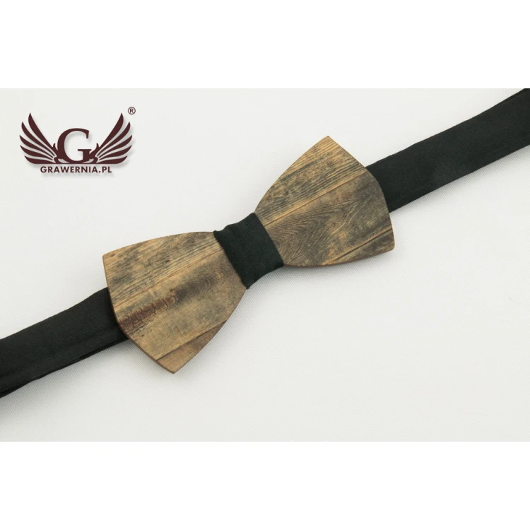 Wooden Bow Tie - Colorful UV Print - MDR019 (Small)