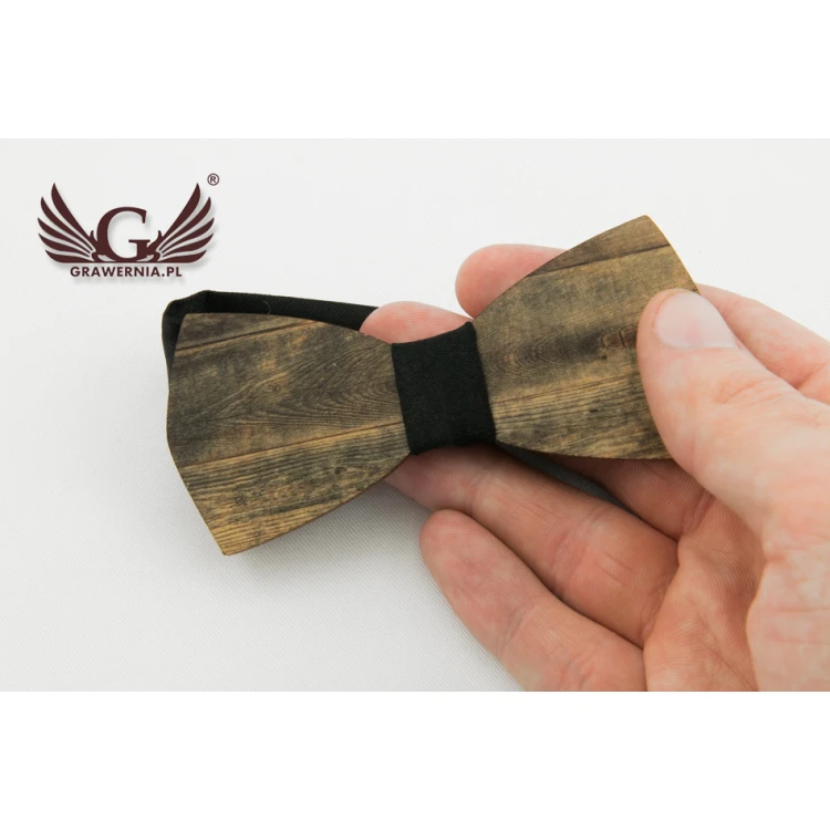 Wooden Bow Tie - Colorful UV Print - MDR019 (Small)