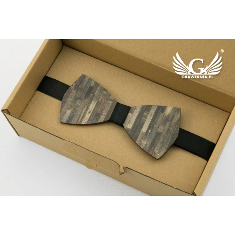 Wooden Bow Tie - Colorful UV Print - MDR020