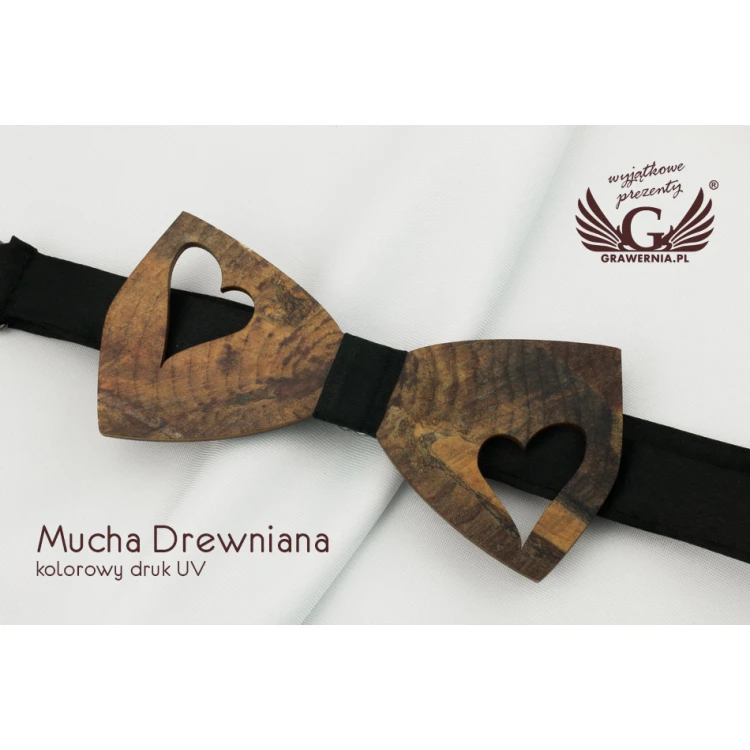Wooden Bow Tie - Colorful UV Print - MDR023