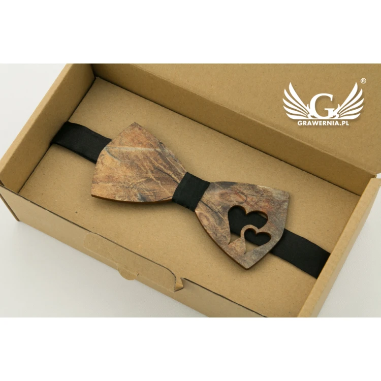 Wooden Bow Tie - Colorful UV Print - MDR024