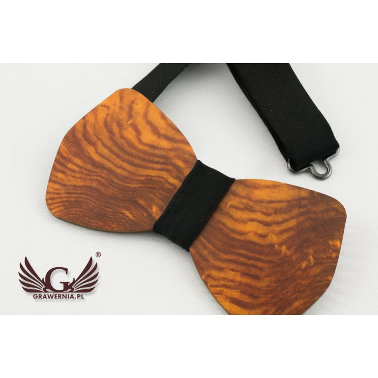 Wooden Bow Tie - Colorful UV Print - MDR026 (Small)
