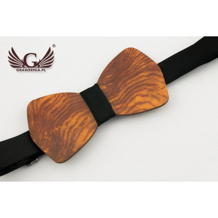 Wooden Bow Tie - Colorful UV Print - MDR026 (Small)