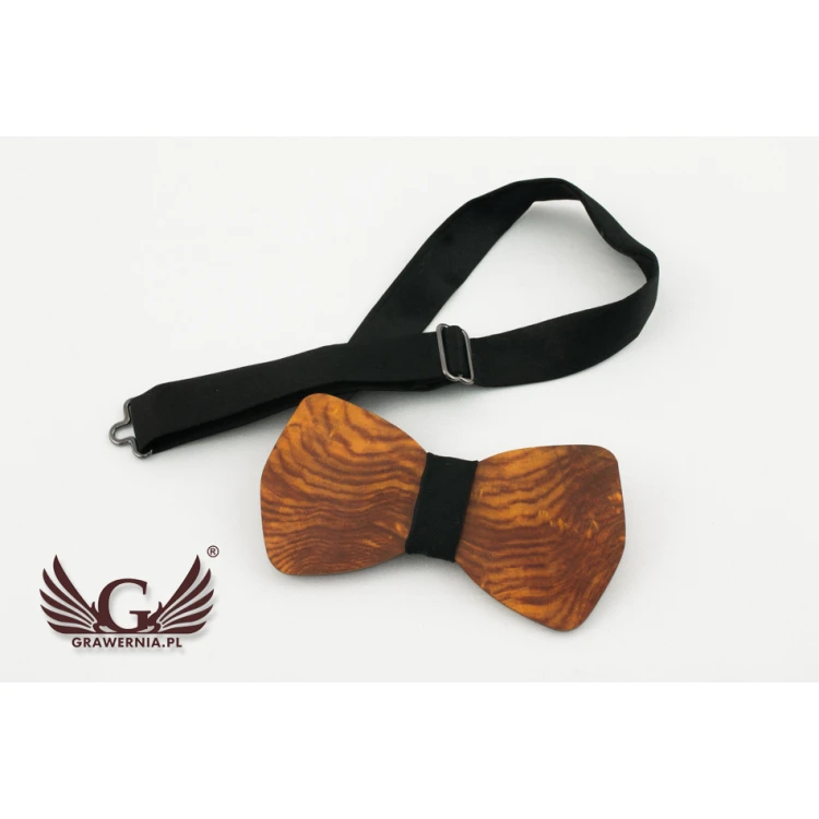 Wooden Bow Tie - Colorful UV Print - MDR026 (Small)