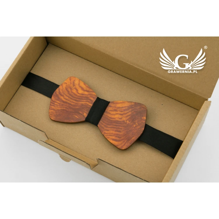 Wooden Bow Tie - Colorful UV Print - MDR026 (Small)