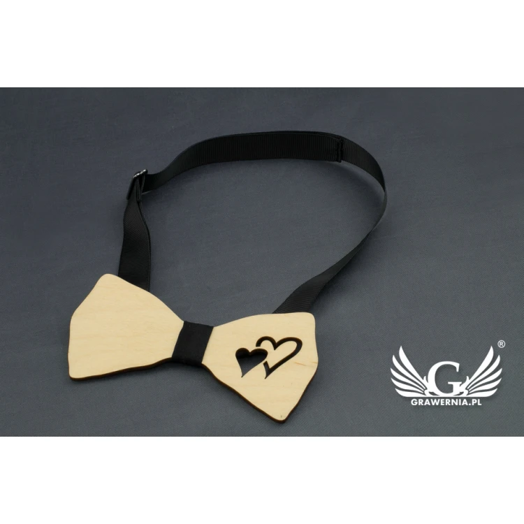 Wooden Bow Tie - Laser Cut - MDR028