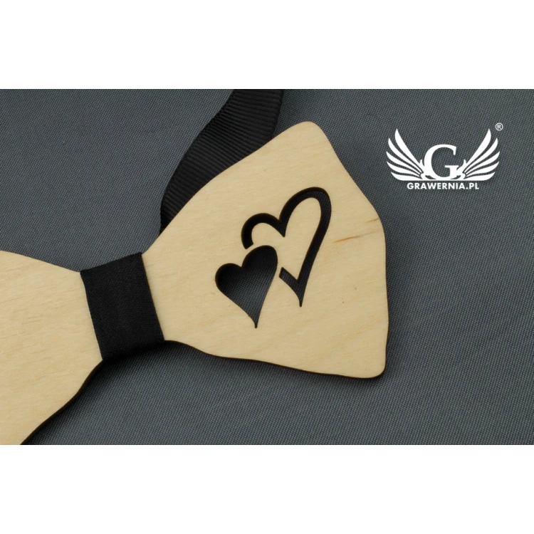 Wooden Bow Tie - Laser Cut - MDR028
