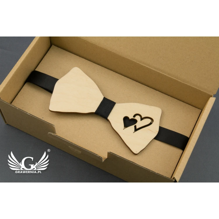 Wooden Bow Tie - Laser Cut - MDR028