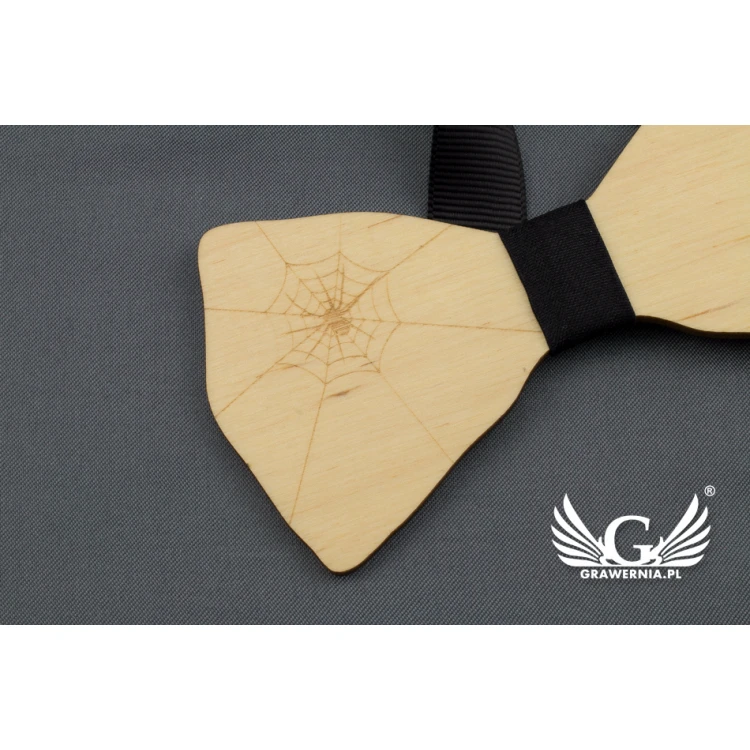 Wooden Bow Tie - Laser Cut and Engraved - MDR029