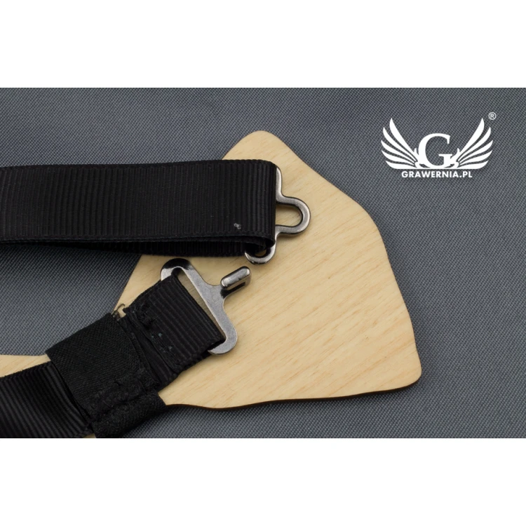Wooden Bow Tie - Laser Cut and Engraved - MDR029