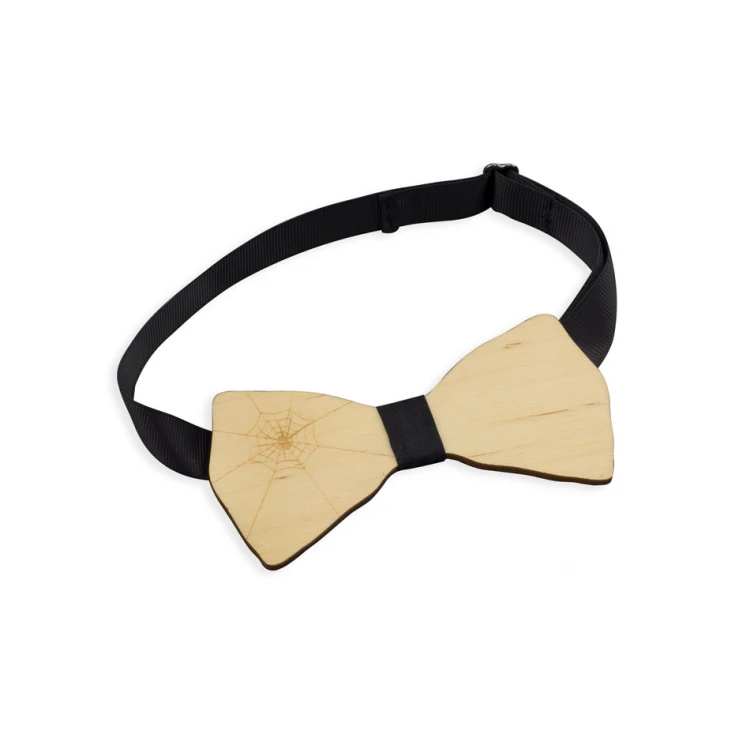 Wooden Bow Tie - Laser Cut and Engraved - MDR029