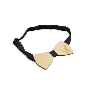 Wooden Bow Tie - Laser Cut and Engraved - MDR030