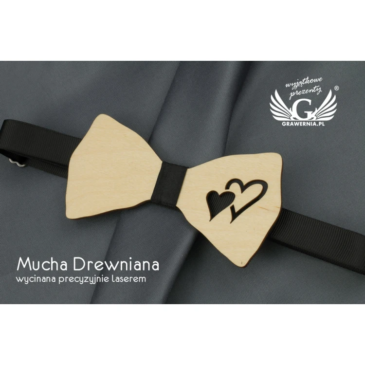 Wooden Bow Tie - Laser Cut - MDR028
