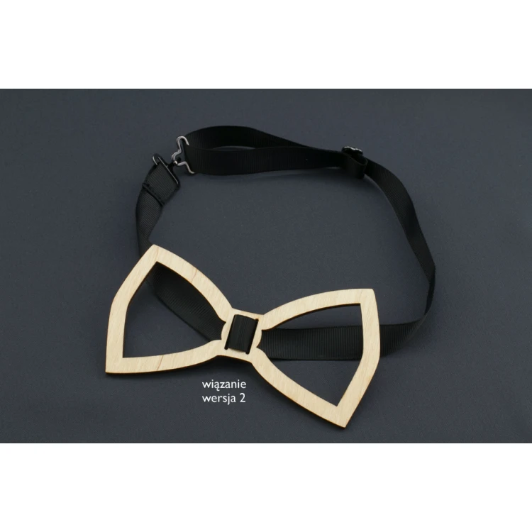 Wooden Bow Tie - Laser Cut - MDR031