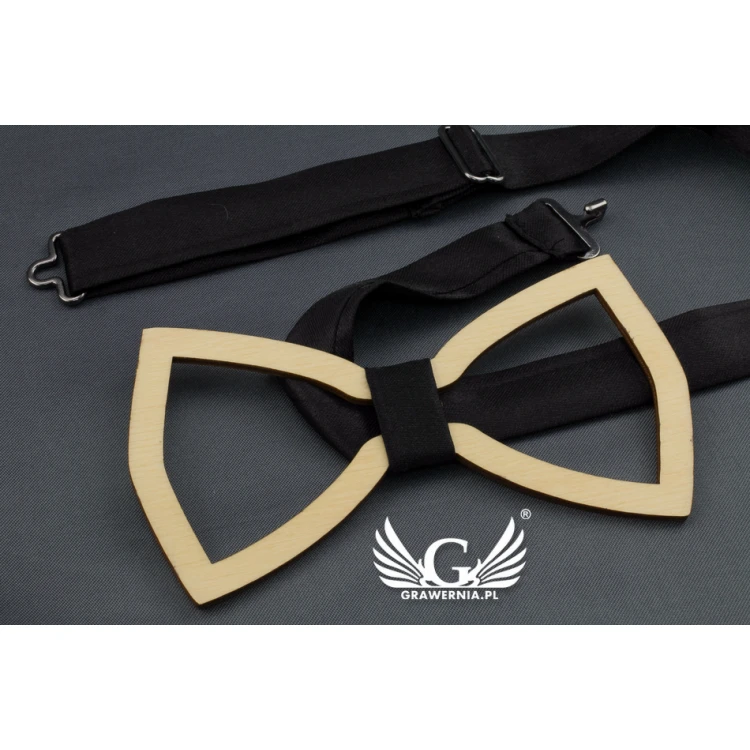 Wooden Bow Tie - Laser Cut - MDR031