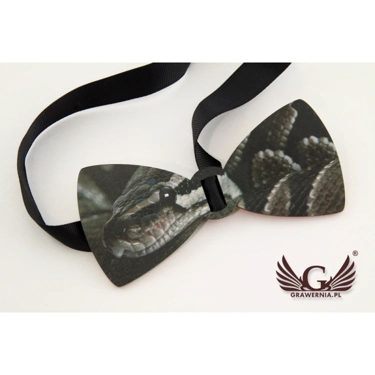 Wooden Bow Tie with Any Graphic - Colorful UV Print - MDR003