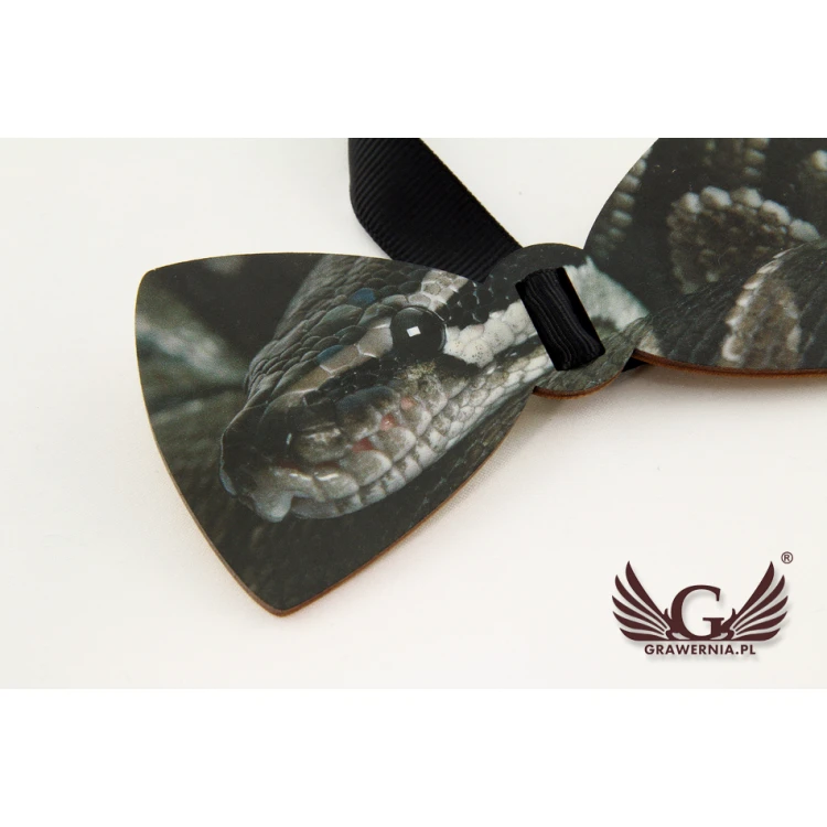 Wooden Bow Tie with Any Graphic - Colorful UV Print - MDR003