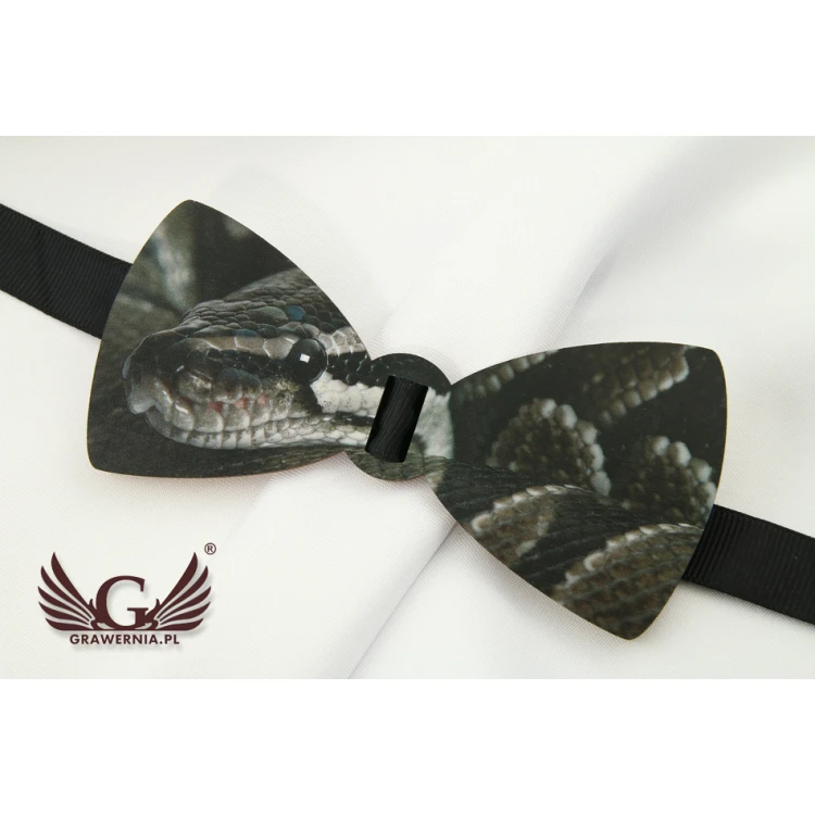 Wooden Bow Tie with Any Graphic - Colorful UV Print - MDR003