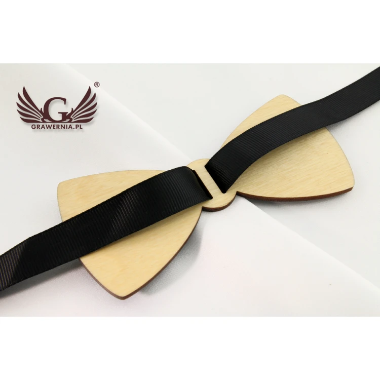 Wooden Bow Tie with Any Graphic - Colorful UV Print - MDR003