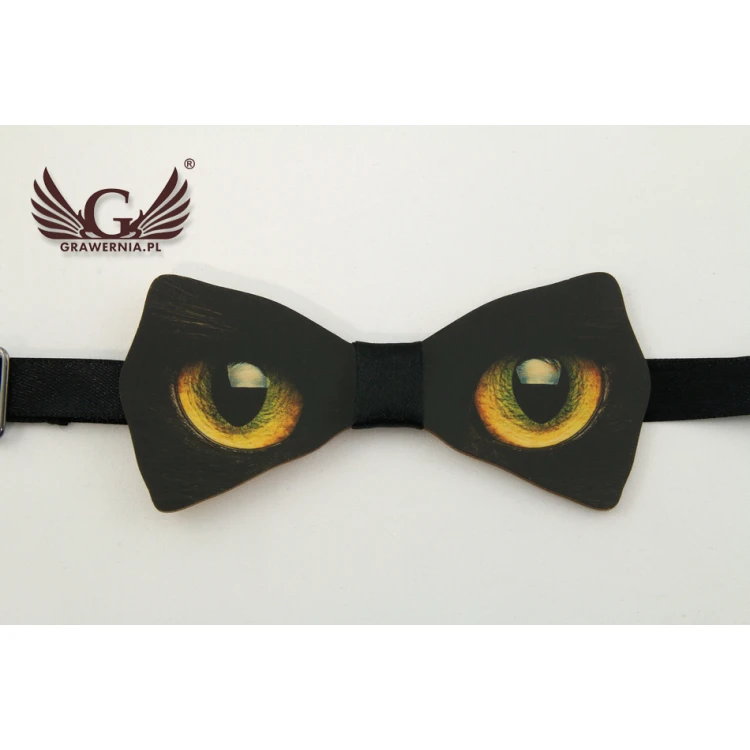 Wooden Bow Tie with Any Graphic - Colorful UV Print - MDR006
