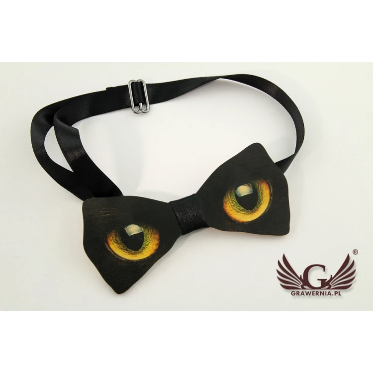 Wooden Bow Tie with Any Graphic - Colorful UV Print - MDR006