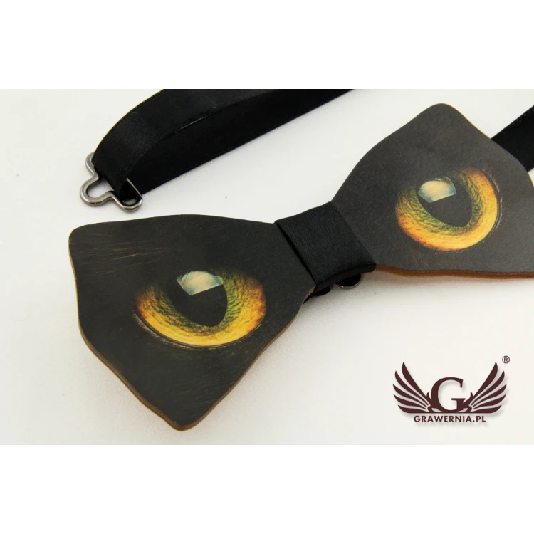 Wooden Bow Tie with Any Graphic - Colorful UV Print - MDR006