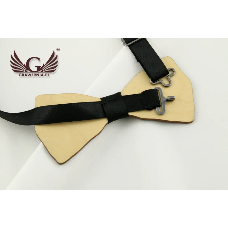 Wooden Bow Tie with Any Graphic - Colorful UV Print - MDR006