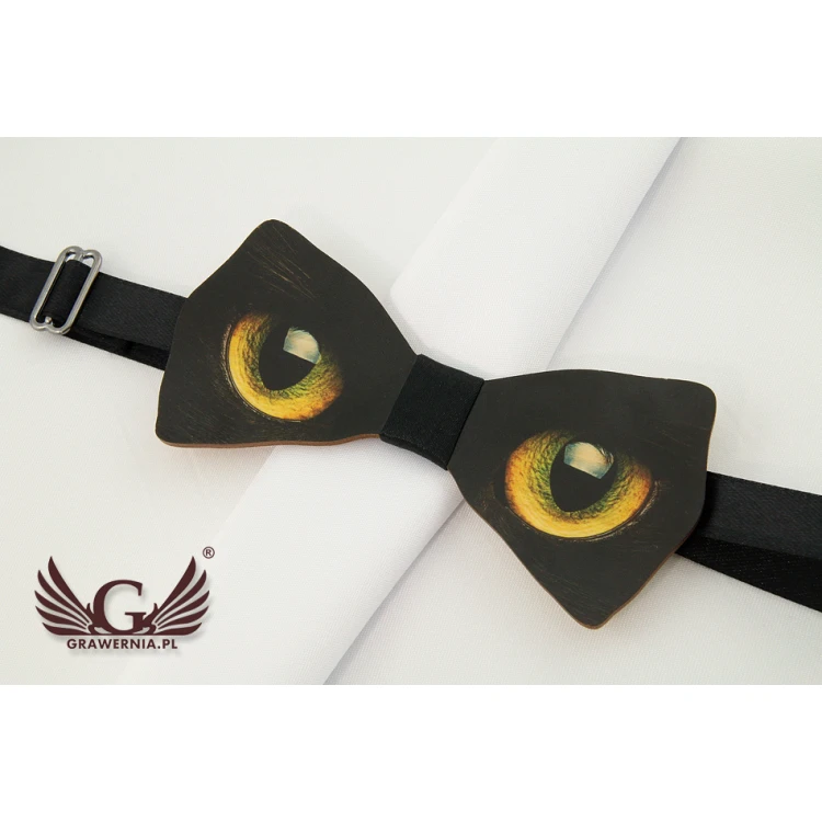 Wooden Bow Tie with Any Graphic - Colorful UV Print - MDR006