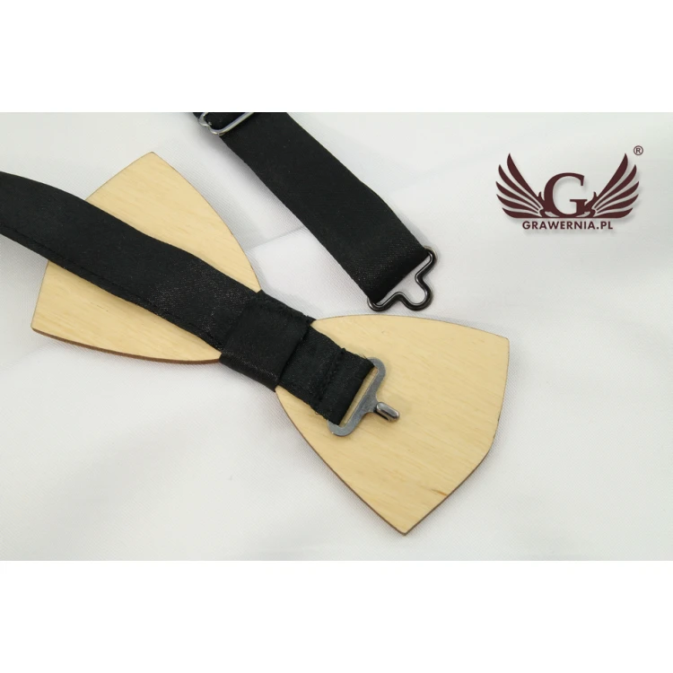 Wooden Bow Tie with Any Graphic - Colorful UV Print - MDR014