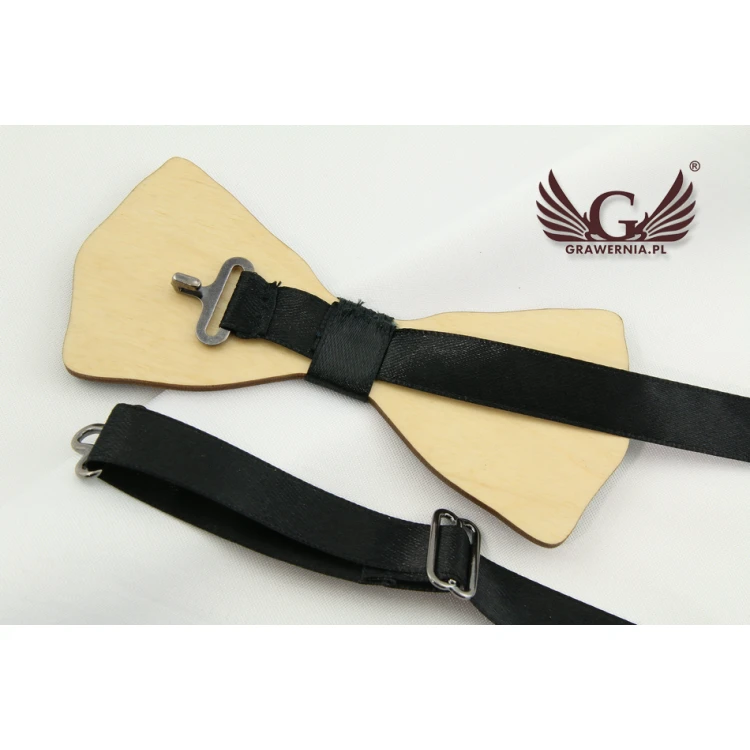 Wooden Bow Tie with Any Graphic - Colorful UV Print - MDR015