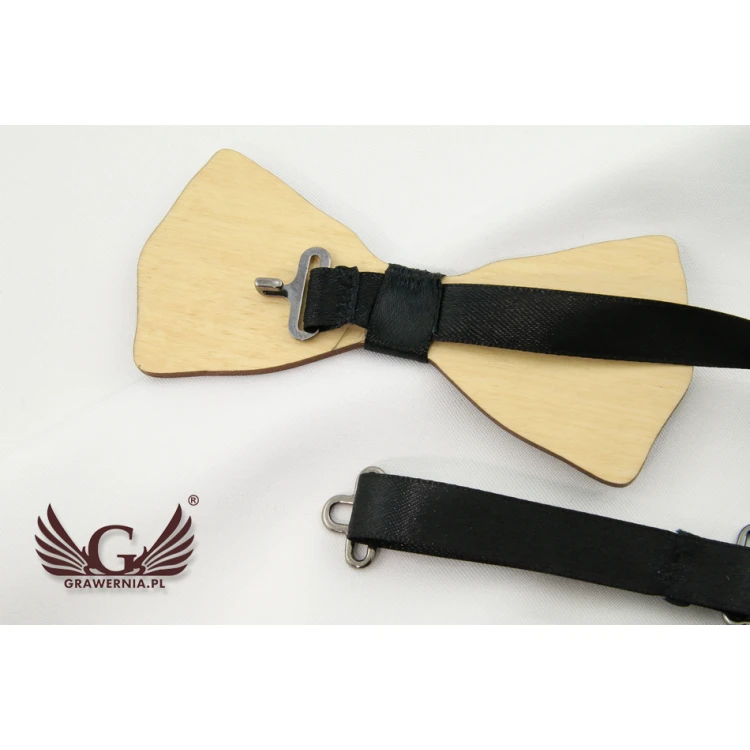 Wooden Bow Tie with Any Graphic - Colorful UV Print - MDR016