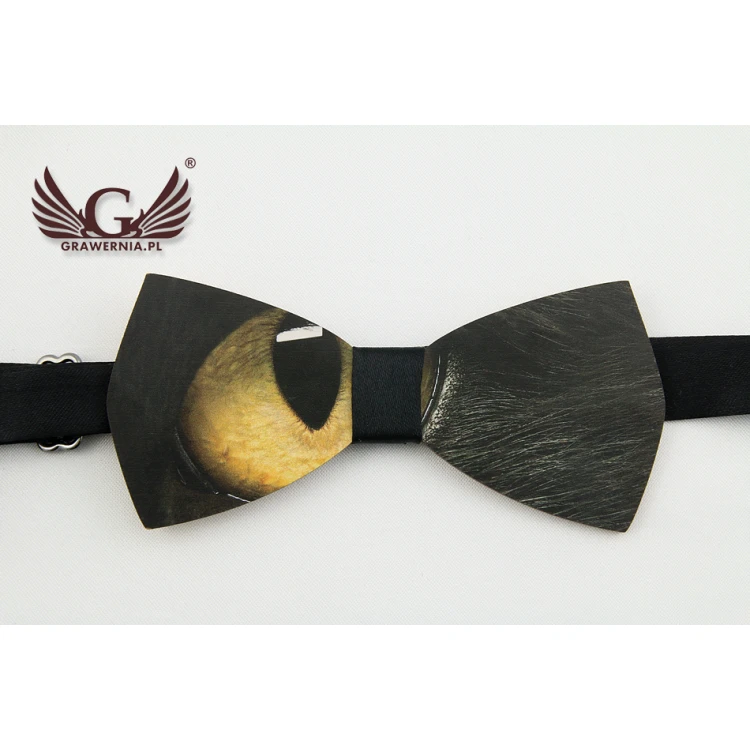 Wooden Bow Tie with Any Graphic - Colorful UV Print - MDR017