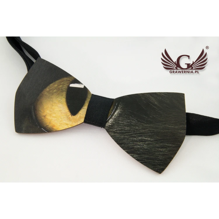 Wooden Bow Tie with Any Graphic - Colorful UV Print - MDR017