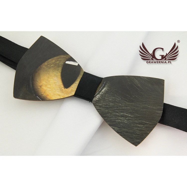 Wooden Bow Tie with Any Graphic - Colorful UV Print - MDR017