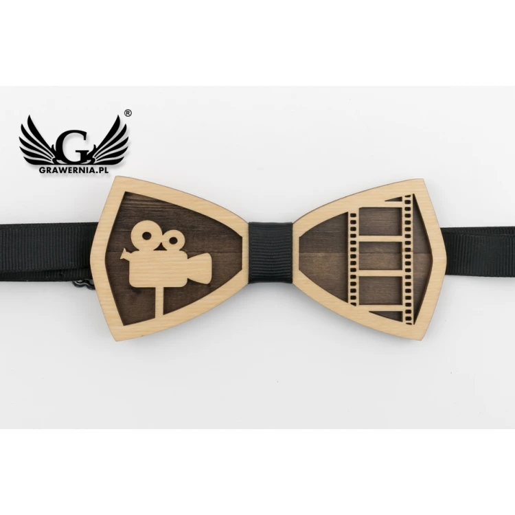 Wooden Bow Tie for Filmmaker - MDR048