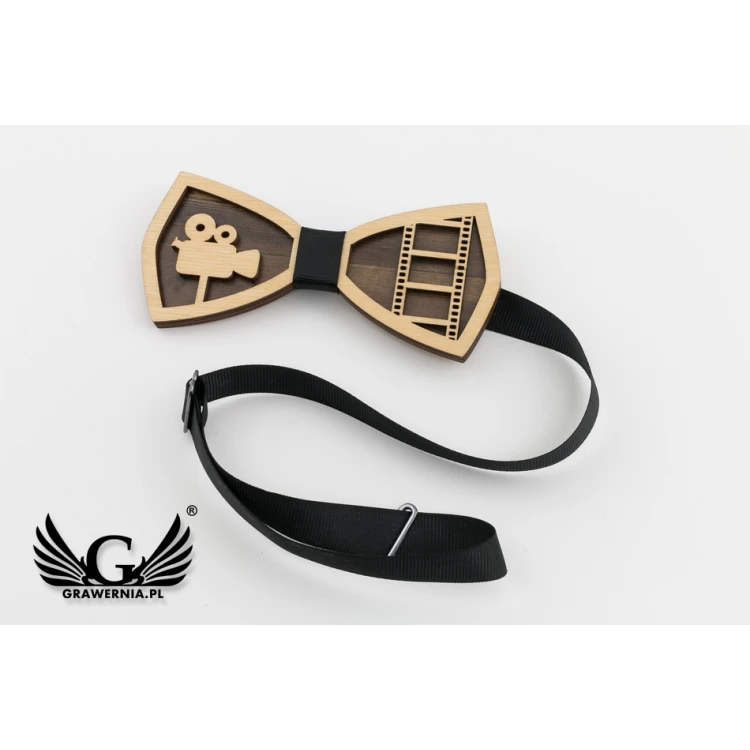 Wooden Bow Tie for Filmmaker - MDR048