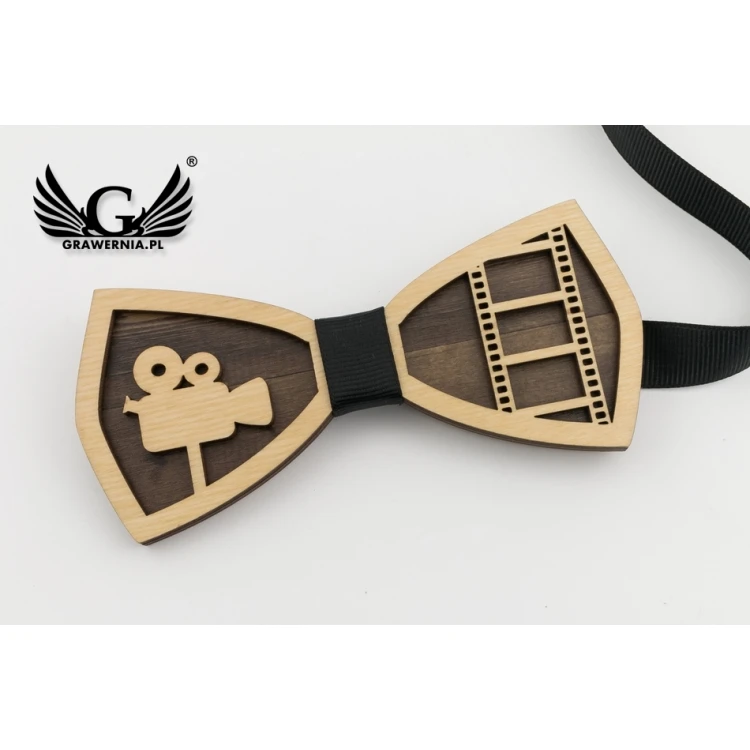 Wooden Bow Tie for Filmmaker - MDR048