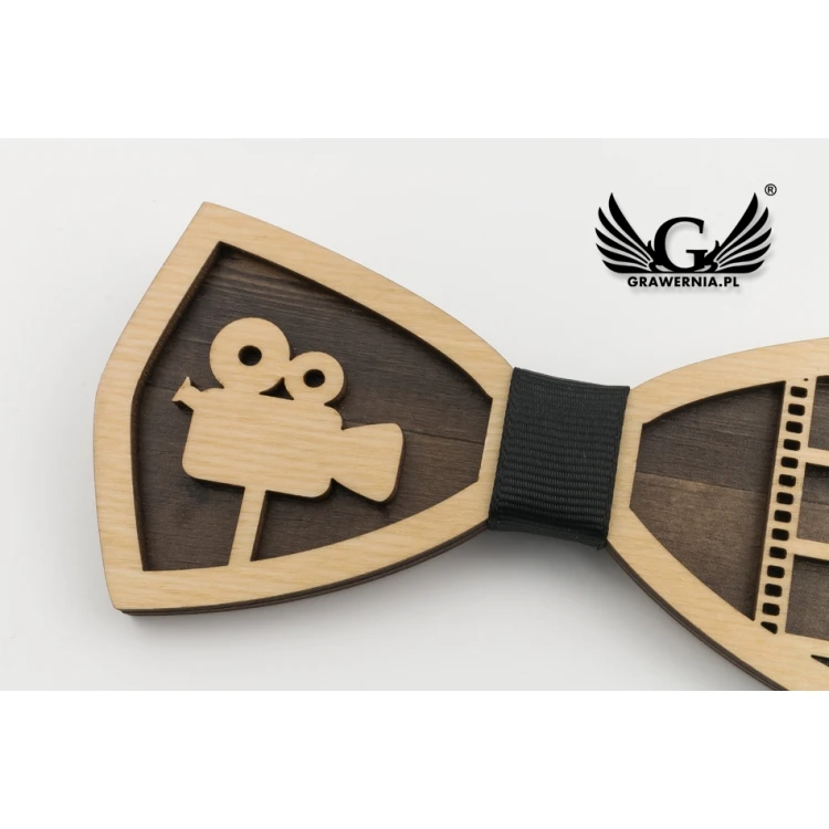 Wooden Bow Tie for Filmmaker - MDR048