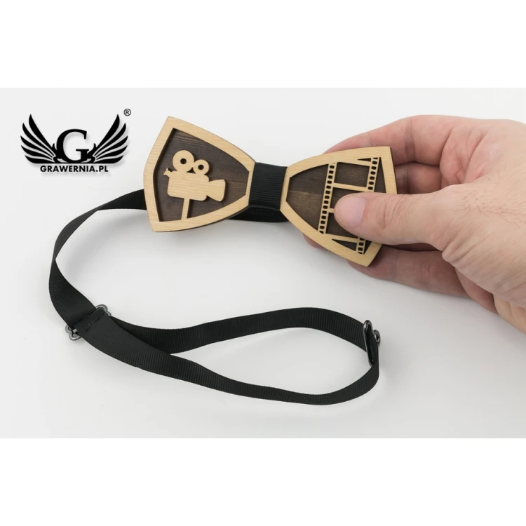 Wooden Bow Tie for Filmmaker - MDR048