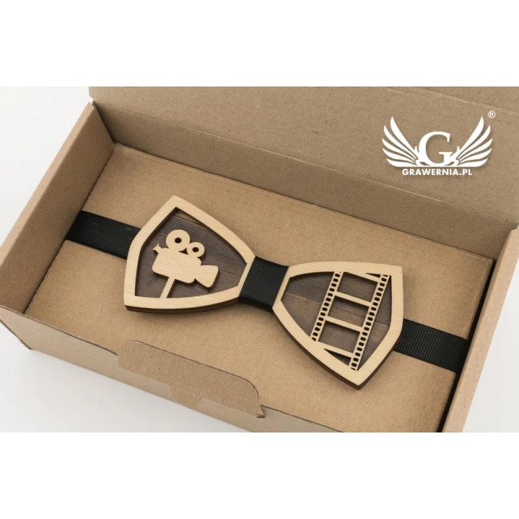 Wooden Bow Tie for Filmmaker - MDR048