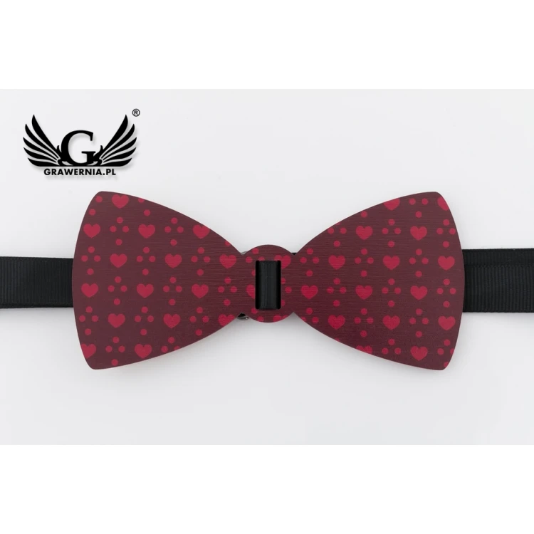 Valentine's Bow Tie with UV Print - Valentine's MDR045
