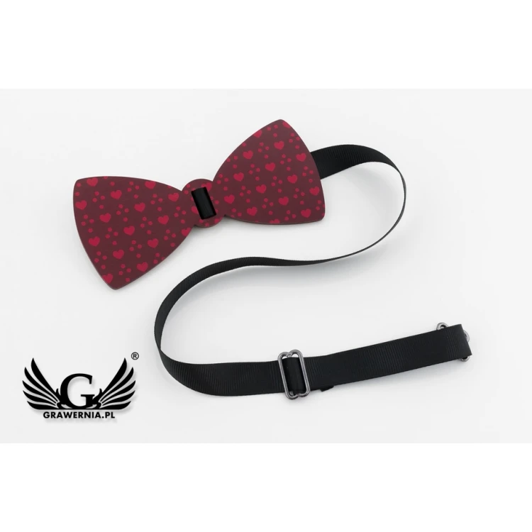 Valentine's Bow Tie with UV Print - Valentine's MDR045